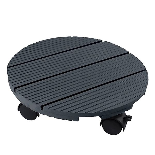 Nature Pflanzenroller Rund 30 Cm Anthrazit Holz 1908769 günstig online kaufen
