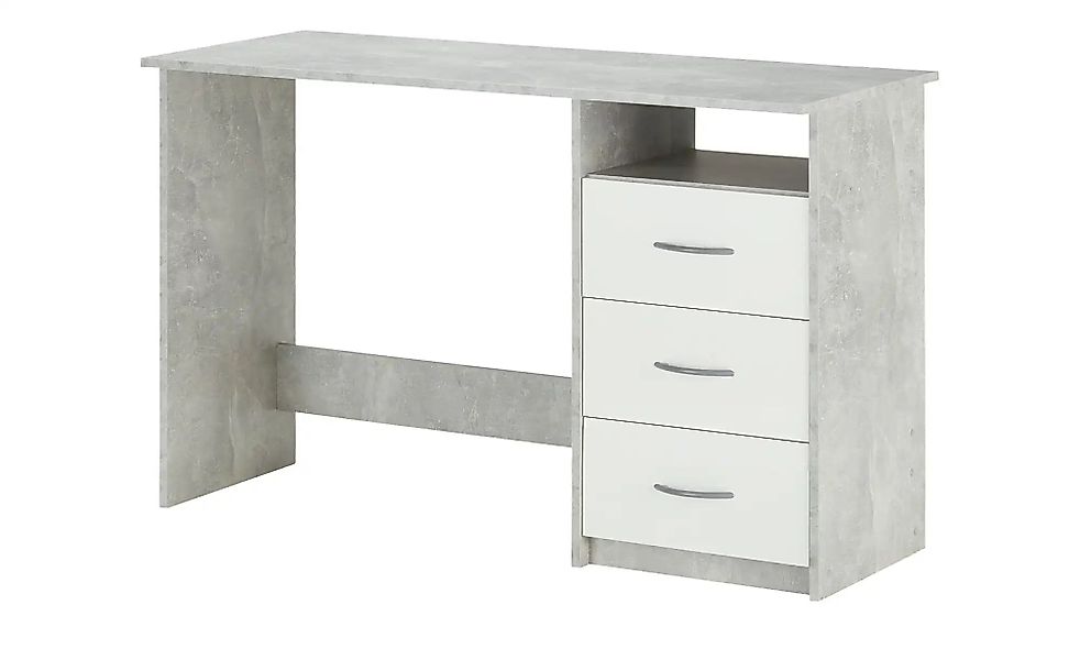 Eckschreibtisch  Aras ¦ grau ¦ Maße (cm): B: 120 H: 77 T: 50.0 Tische > Sch günstig online kaufen