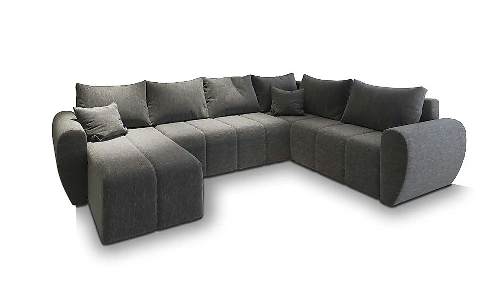 MASSENO Wohnlandschaft  Madison ¦ grau ¦ Maße (cm): B: 303 H: 82 Polstermöb günstig online kaufen