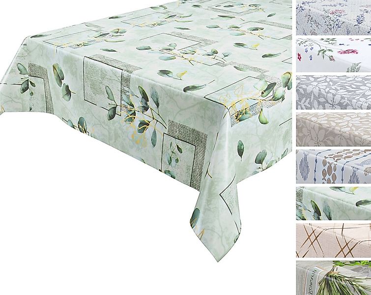 Beautex Tischdecke NATUR Wachstuchtischdecke, abwischbare Tischdecke, RUND günstig online kaufen
