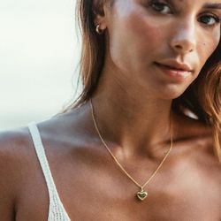 Amoonic Herzkette Halskette Damen Silber 925 günstig online kaufen