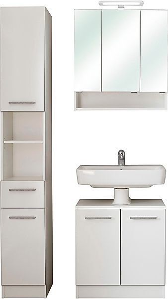 Saphir Badmöbel-Set »Quickset 953 3-teilig, Waschbeckenunterschrank und LED günstig online kaufen