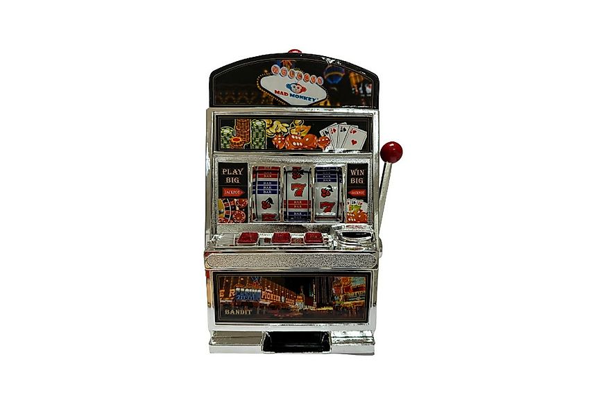 Mad Monkey Spardose Slotmaschinen Spielautomat als Spardose (inkl. Licht un günstig online kaufen