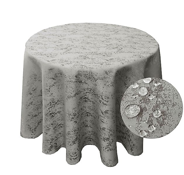 Brilliant Tischdecke Meliert RUND Tischdecke marmoriert günstig online kaufen