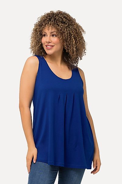 Ulla Popken T-Shirt Top Zierfalten A-Linie günstig online kaufen