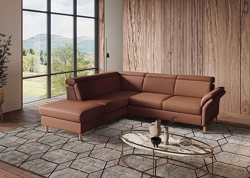 Home affaire Ecksofa »Calypso L-Form«, mit Relaxfunktion motorisch im Sofa günstig online kaufen