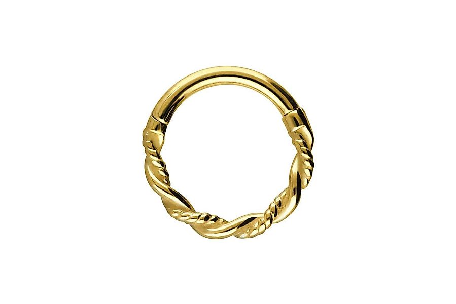 PIERCINGLINE Piercing-Set Chirurgenstahl Segmentring Clicker DOPPELT günstig online kaufen