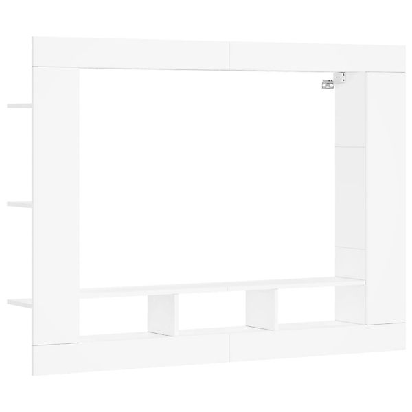 vidaXL TV-Schrank Weiß 152x22x113 cm Holzwerkstoff 833722 günstig online kaufen