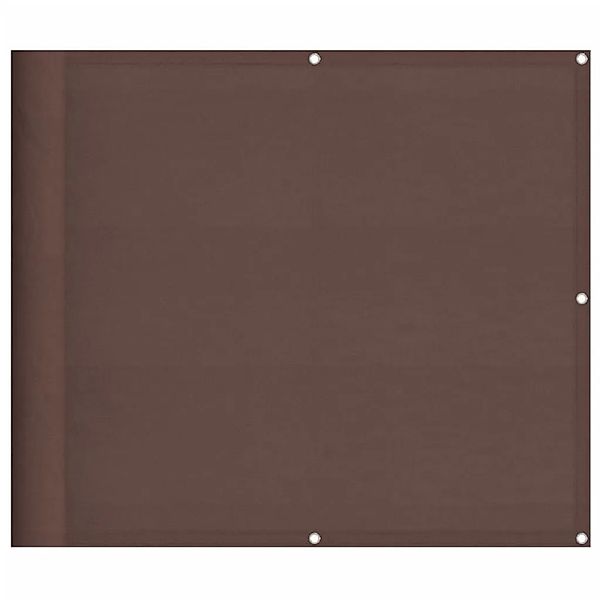 vidaXL Balkon-Sichtschutz Braun 90x1000 cm 100 % Polyester-Oxford 4000391 günstig online kaufen