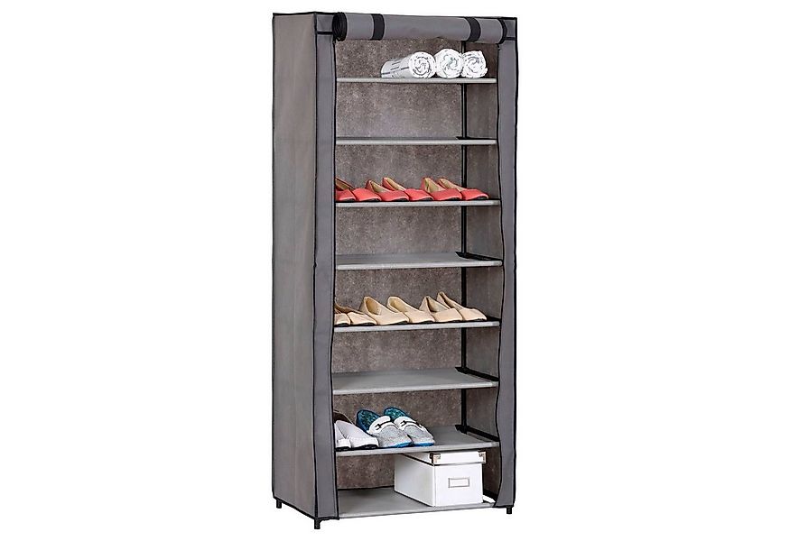 IDIMEX Schuhschrank TAMARA Schuhschrank Stoffregal Kellerregal Standregal 8 günstig online kaufen