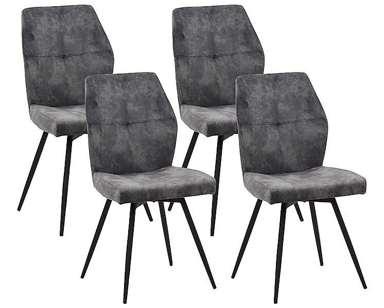 HELA Esszimmerstuhl "JANINA" (Set) 4 Stk.360 drehbar günstig online kaufen