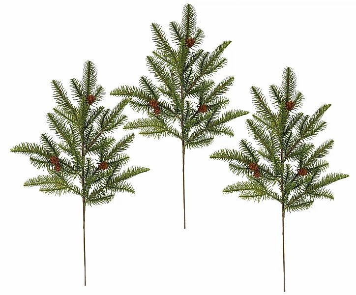 I.GE.A. Kunstzweig "Tannenzweige mit Zapfen" günstig online kaufen