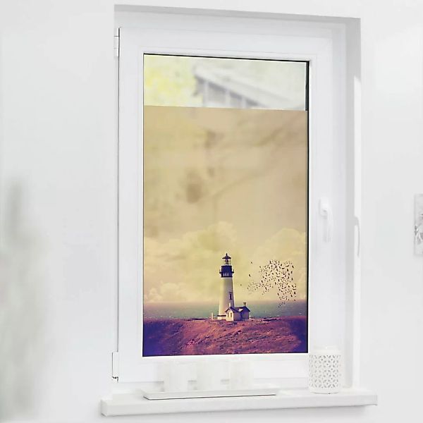 LICHTBLICK Fensterfolie orange rot B/L: ca. 50x100 cm günstig online kaufen