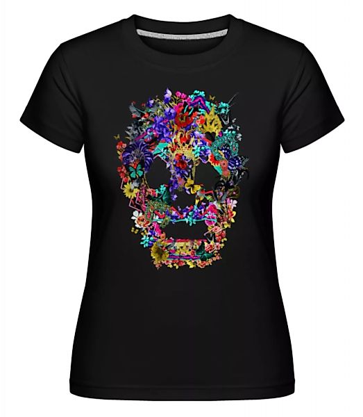 Totenkopf Collage Brasilien · Shirtinator Frauen T-Shirt günstig online kaufen