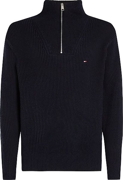 Tommy Hilfiger Big & Tall Stehkragenpullover BT-CHUNKY CTN RIB NAUTICAL ZM- günstig online kaufen