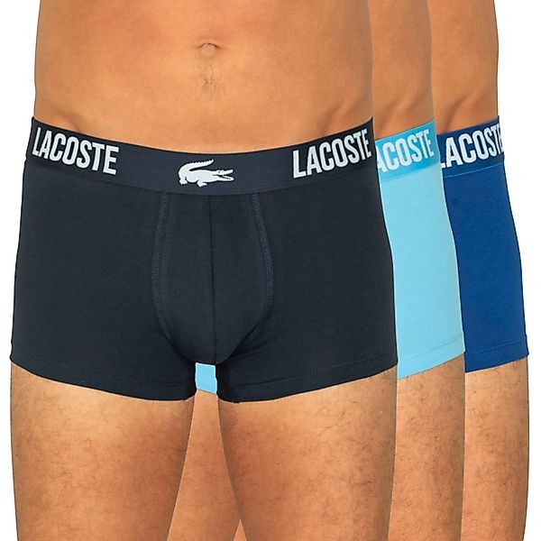 Lacoste 3-er Set Trunks in Blau günstig online kaufen