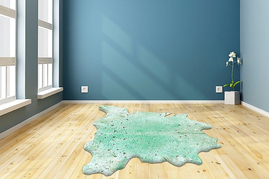 my home Fellteppich »Elaya«, fellförmig, 12 mm Höhe, stilvoll, Teppich aus günstig online kaufen