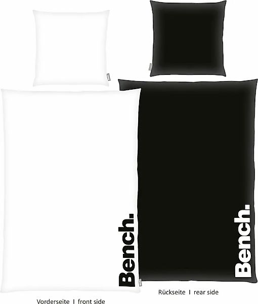 Bench. Wendebettwäsche "Bench" mit Schriftzug günstig online kaufen