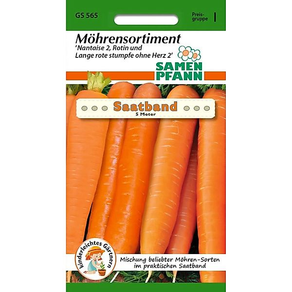 SAMEN PFANN Möhrensortiment Saatband günstig online kaufen