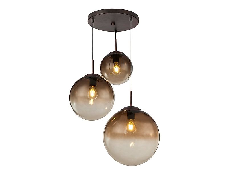 GLOBO LIGHTING LED Pendelleuchte, LED wechselbar, warmweiß, mehrere Glas-ku günstig online kaufen