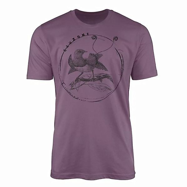 Sinus Art T-Shirt Evolution Herren T-Shirt Paradiesvogel günstig online kaufen