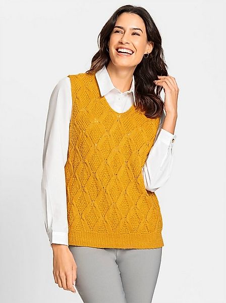 Witt Pullunder Pullunder Ärmellos Mustermix gestrickt günstig online kaufen