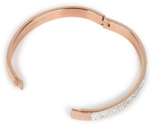 styleBREAKER Armreif Edelstahl Armreif mit Strass günstig online kaufen