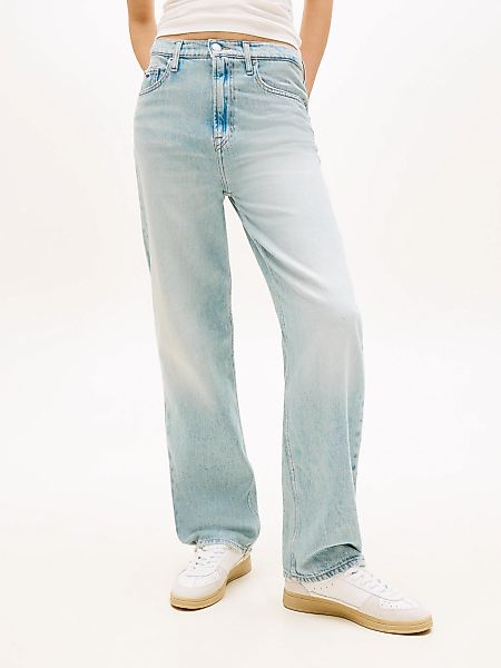 Tommy Jeans Straight-Jeans "LAYLA HR SLIM STR" High Waist, Baumwoll-Qualitä günstig online kaufen