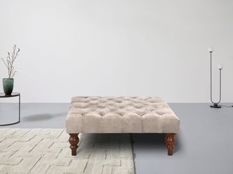 Home affaire Polsterhocker Chesterfield, mit Knopfheftung, günstig online kaufen