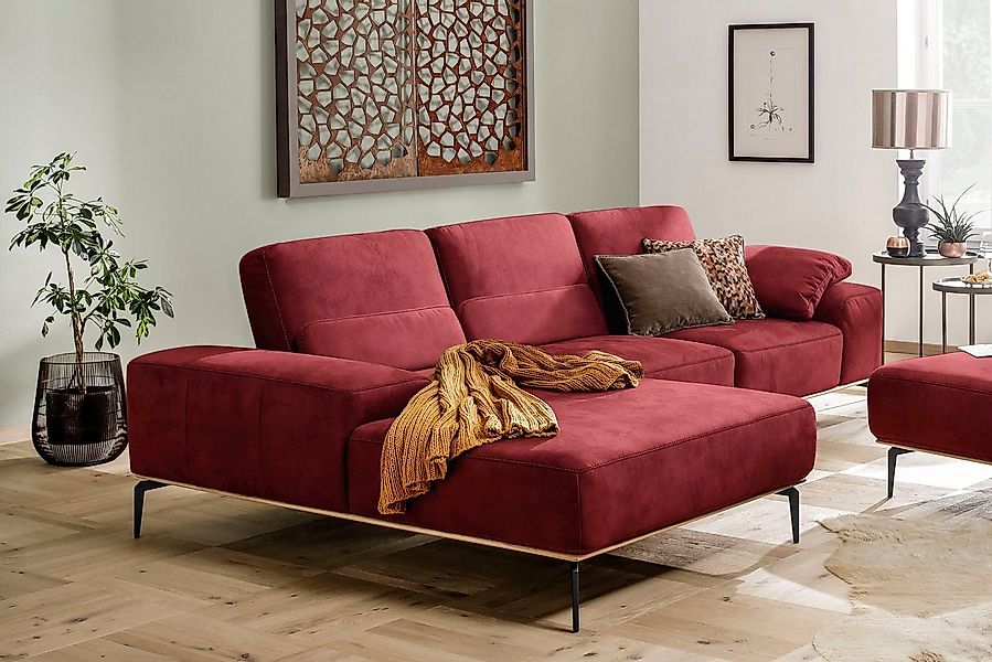 W.SCHILLIG Ecksofa run, Designsofa mit tollem Sitzkomfort, bequem, L-Form, günstig online kaufen