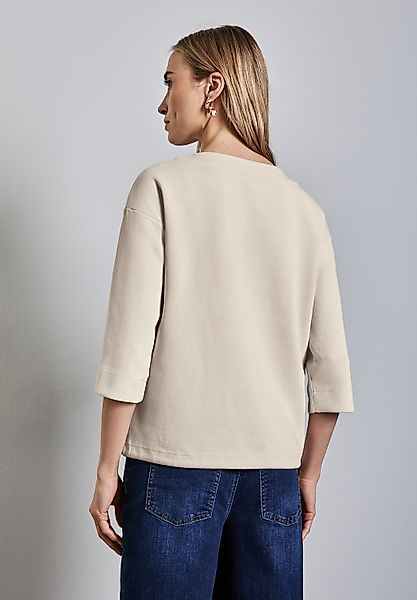 STREET ONE 3/4-Arm-Shirt, mit Tunnelzug am Saum günstig online kaufen