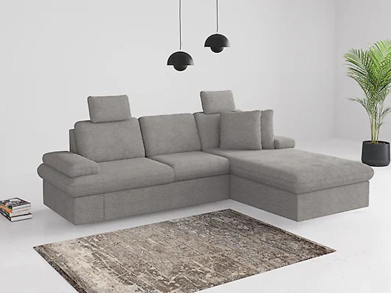 sit&more Ecksofa »Moreno«, mit Armteilverstellung,wahlweise mit Bettfunktio günstig online kaufen