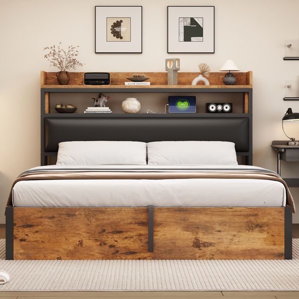 STILVORA Polsterbett 180×200 Funktionbett mit matratze,Holzbett günstig online kaufen