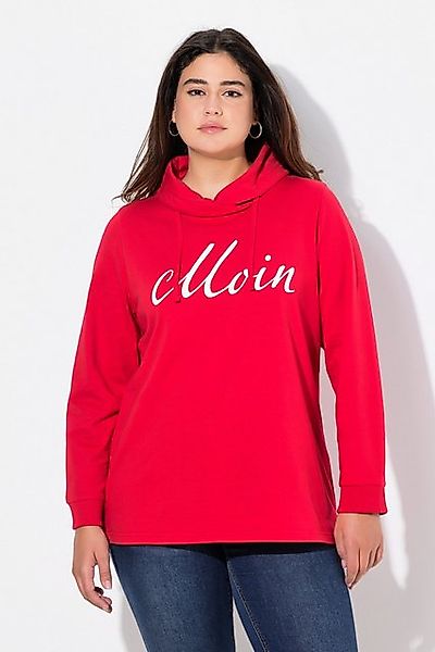Ulla Popken Sweatshirt Sweatshirt Moin Stehkragen günstig online kaufen