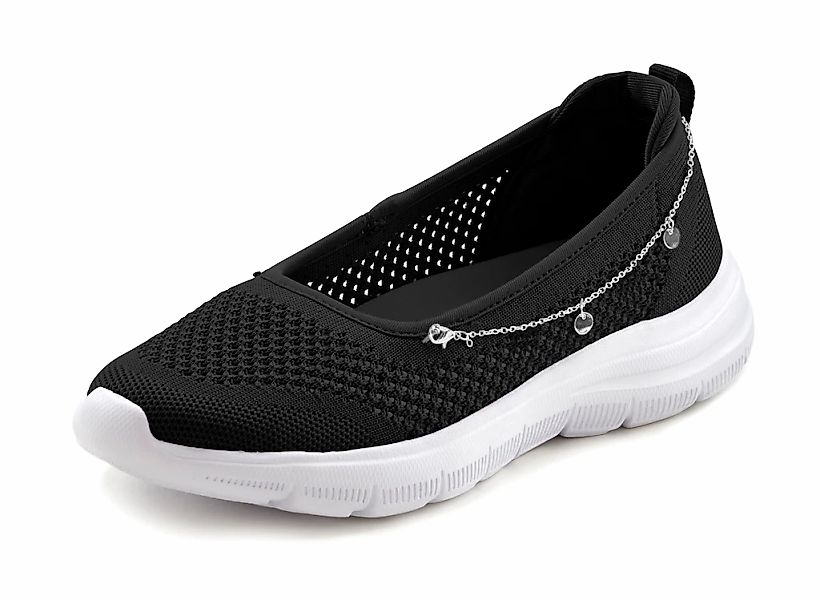LASCANA Sneaker, Slipper, Ballerina, Halbschuhe zum Reinschlüpfen VEGAN günstig online kaufen