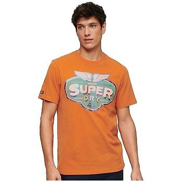 Superdry  T-Shirt T-shirt  Gasoline Workwear orange günstig online kaufen