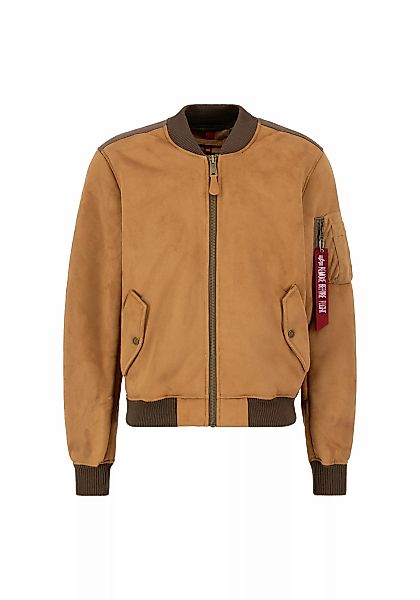 Alpha Industries Bomberjacke "MA-1 Faux Suede Bomberjacke" günstig online kaufen