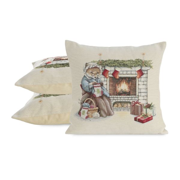 Eurofirany Kissenbezug Winter Weihnachten 45x45 Kissenbezüge günstig online kaufen
