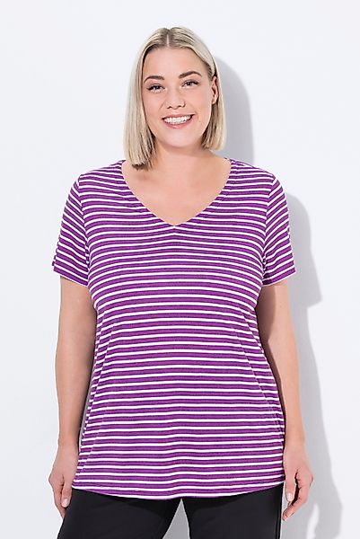 Ulla Popken T-Shirt Funktions-Shirt Ringel Classic günstig online kaufen