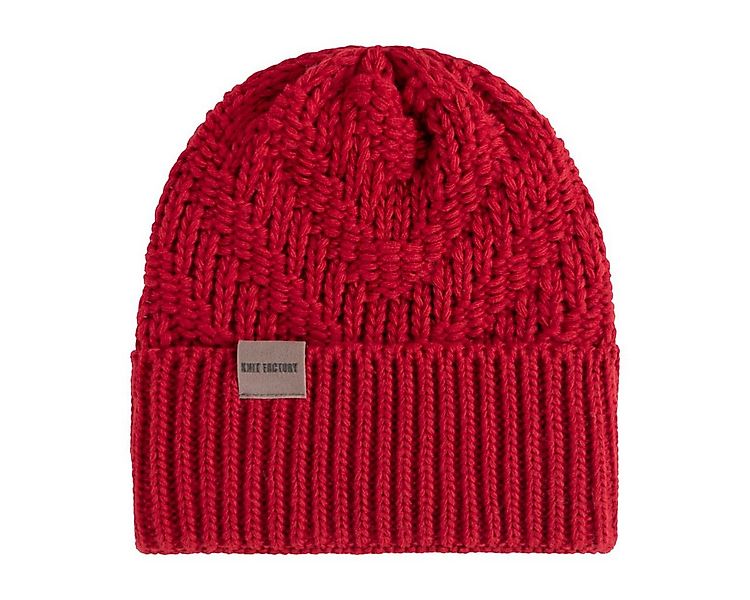 Knit Factory Strickmütze Sally Mütze Bright Red (1-St) Mütze Strickmütze Wo günstig online kaufen