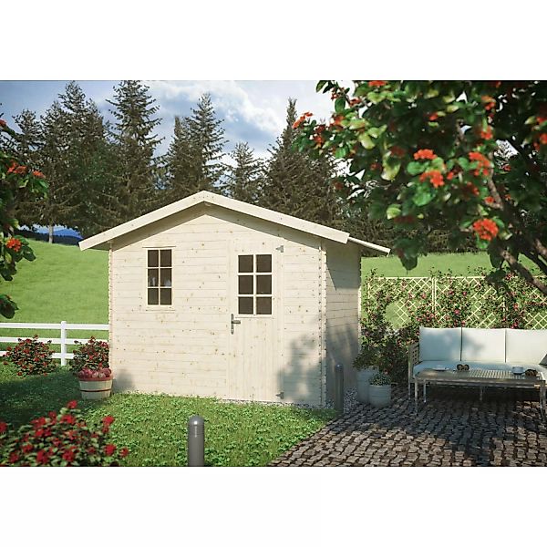 Kiehn-Holz Holz-Gartenhaus KH 19-006 Unberührt 260 cm x 180 cm günstig online kaufen
