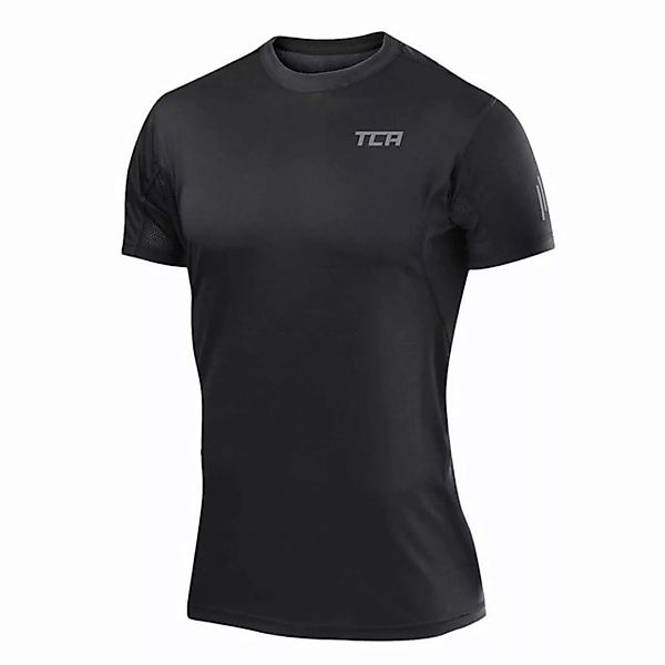 TCA T-Shirt TCA Herren Atomic T-Shirt - Schwarz, Quickdry (1-tlg) günstig online kaufen