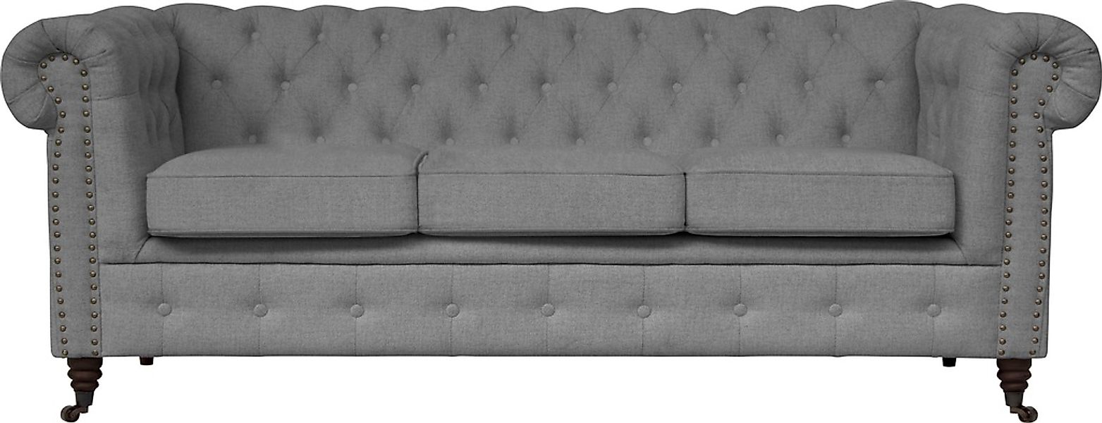 Home affaire Chesterfield-Sofa "Aarburg", aufwändige Knopfheftung und Ziern günstig online kaufen