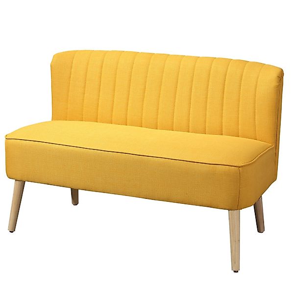 HOMCOM 2-Sitzer Sitzmöbel, Loungesofa, aus Holz, günstig online kaufen