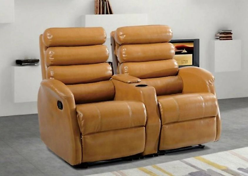 JVmoebel 2-Sitzer Braun Sofa Luxus Wohnzimmer Leder Modern Design Möbel Neu günstig online kaufen