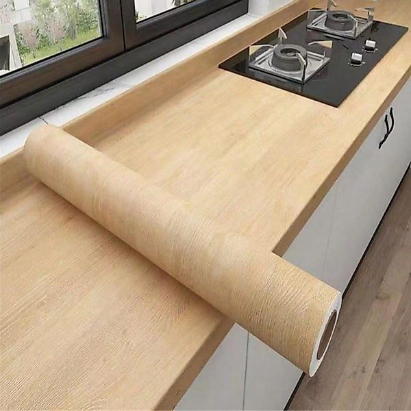 HomeBella Mustertapete Selbstklebende Tapete in Holzoptik, günstig online kaufen