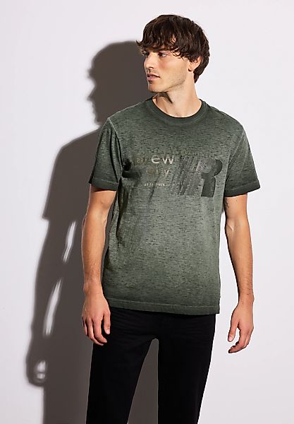 STREET ONE MEN T-Shirt, aus reiner Baumwolle günstig online kaufen