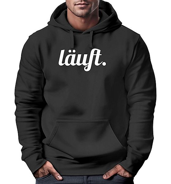 MoonWorks Hoodie Hoodie Herren läuft Sweatshirt Kapuzenpullover Sweater Män günstig online kaufen