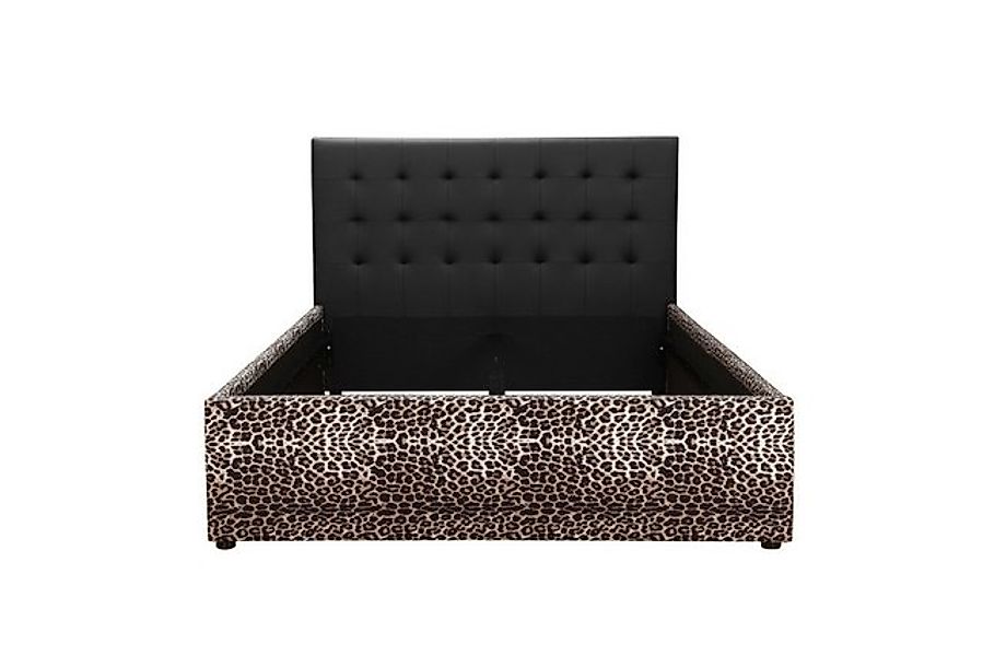 Home affaire Polsterbett Hamar-Leo, OTTO's Choice, Leopardenbett, Kunstlede günstig online kaufen