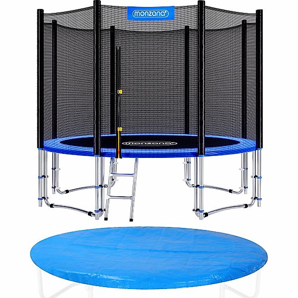 Trampolin Ø427cm inkl Sicherheitsnetz TÜV SÜD GS Abdeckung günstig online kaufen